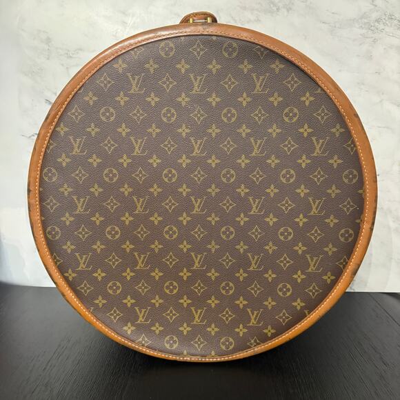 Louis Vuitton French Co. Hat Box bag Vintage Boite Chapeau monogram LV trunk - Picture 4 of 16